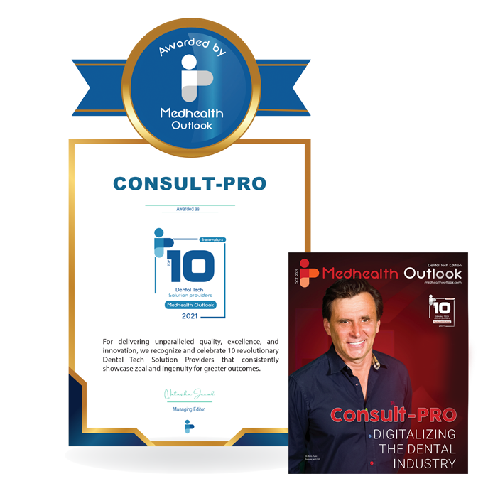 Medhealth Outlook Award for Consult-PRO Dental Software